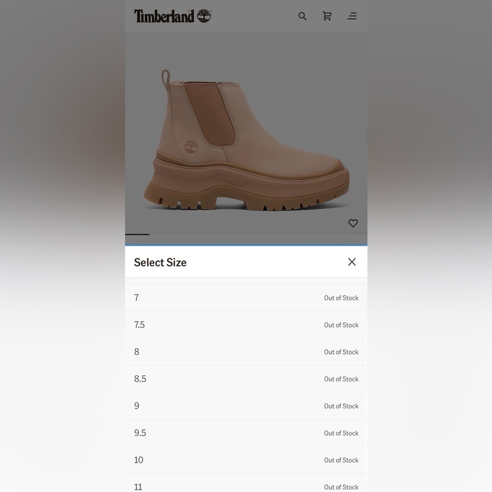 Timberland Roxie Lane Mid Chelsea Boot Beige Ankle - Picture 10 of 11
